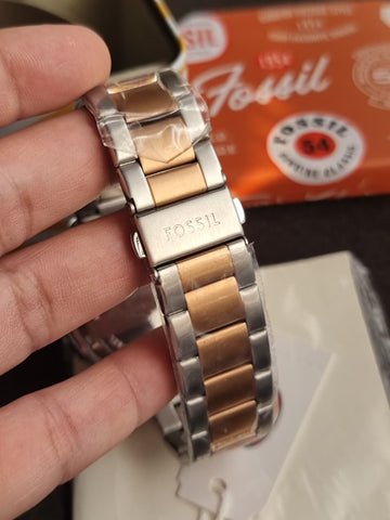 Fossil Bannon Multicolor Quartz Stainless Steel Watch BQ2889